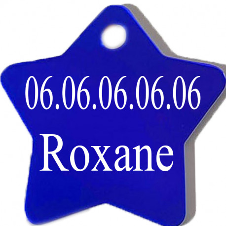 Médaille chien étoile