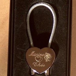 Porte-clefs coeur