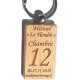 Porte-Clefs rectangle en bois